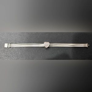 Pandora Reflexions™ Multi Snake
Chain Bracelet with Rose gold tone pave heart